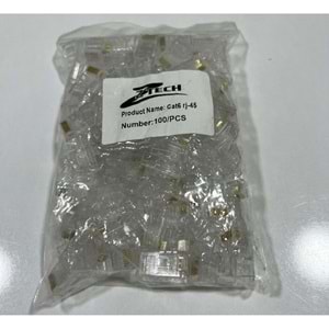 ZTECH RJ-45 CAT5 KONNEKTÖR 100 LÜ PAKET